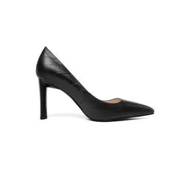 Salu 2020 vrh kakovosti pravega usnja, copati ženske črpalke Konicami prstov klasični čevlji udobno pomlad poletje obleko čevlji