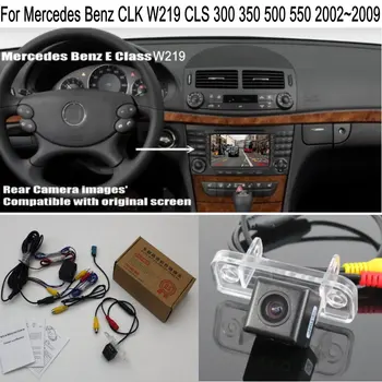 Avto Pogled od Zadaj Kamero Kompleti Za Mercedes Benz CLS W219 CLS 300 CLS 350 CLS 500 CLS 550/63 2004~2011 RCA Prvotne Zaslona Združljive