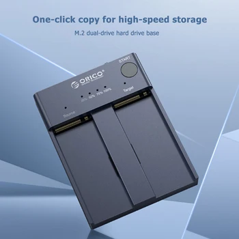 ORICO Dvojno Ležišče M. 2 NVMe SSD Dock Postajo 10Gbps USB 3. 1 Tip-C Zunanji Trdi Disk Dock za 2242 2260 2280 22110 brez Povezave Klon