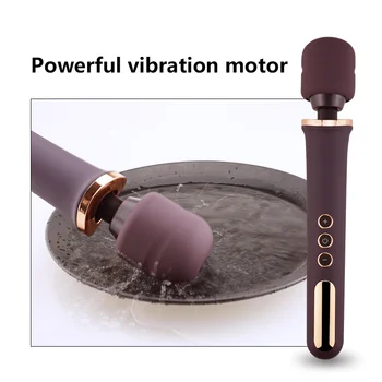 Velik Velik Čarobno Palico AV Vibrator Sex Igrače Za Žensko USB Charge Klitoris Stimulator Massager Za Odrasle G Spot z vibriranjem Dildo