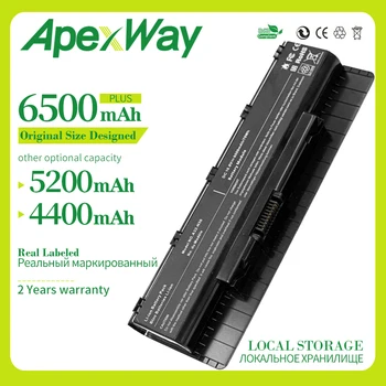 Apexway 6 celična Baterija za Asus A31-N56 A32-N56 A33-N56 N46 N46V N46VM N46VZ N56 N56D N56DP N56V N56VJ N56VM N56VZ N76 N76V