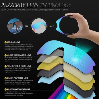 Polarizirana Zrcali Premaz Zamenjava Leč za-Oakley Jupiter Kvadrat Okvir Multi-Barve
