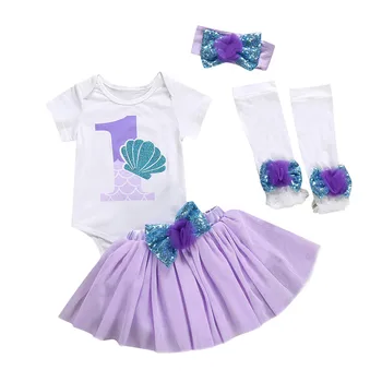 Za malčke Baby Dekleta Princesa Obleko Za Otroke 1. Rojstni dan Obleke Malčka Stranke Obleke Otrok Krst Halje Infantil Menina