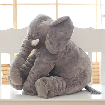 Padec Ladijskega prometa Vip Povezavo Plišastih Igrač Slon Polnjene Blazine za Otroke Baby Živali Plišastih Igrač