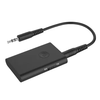 Bluetooth 5.0 Aptx Nizke Latence A2DP v Stereo Audio Oddajnik Sprejemnik 2-v-1 Brezžični Glasbeni Adapter za TV Doma Tablični RAČUNALNIK Prenosni računalnik