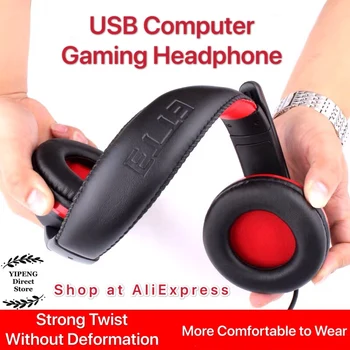 OVLENG GT91 Žično Gaming Slušalke E-Športa za Mikrofon, Stereo Bas Hi-fi Slušalke za PS4 PC Prenosni Računalnik Slušalke Igralec