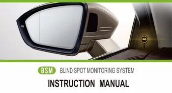Avto BSD slepe točke spremembo voznega pasu pomožni sistem mikrovalovni radar vzporedna linija pomožne opozorilo BSD slepi področju spremljanja syste