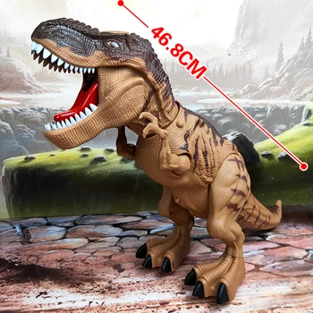 Otroci Igrače Neverjetno Spray, Električni Hoja Dinozaver Igrača Tyrannosaurus Rex Valijo Jajca Luči Bučanje Zvoke Otroci Fant Rojstni Dan Darila