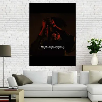 Doma Dekor Platno, ki Se Natisnejo Weeknd Trilogije Glasbeni Plakat Kul Slikarstvo Moderne Stenske Umetnosti HD Slike, Dnevna Soba Modularni Brez Okvirja