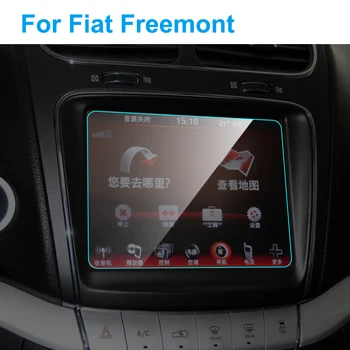 Avto Screen Protector za Fiat Freemont-17 Notranjosti Avtomobila, GPS Navigacija, Kaljeno Steklo Zaslona Zaščitno folijo Auto Accessorie