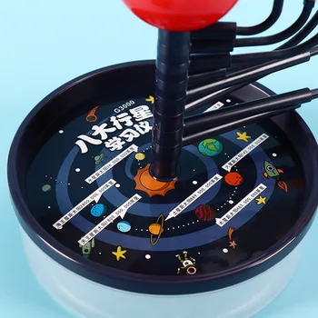3D Solarni Sistem 9 Planetov Planetarij Model Kompleti Astronomija Znanost Projekta juguetes Otrok DIY Montaža Izobraževalne Igrače, Igrača