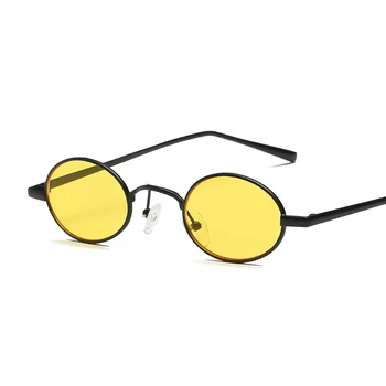Krog Zlitine Okvir Sončna Očala Ženske Moški Modni Očala Za Sonce Ženske Blagovne Znamke Oblikovalec Retro Okvir Letnik Dame Sončna Očala Oculos