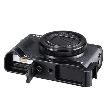 C-G7X Mark III Canon G7X Mark III Mikrofon L Razširitev Nosilec za Hitro Sprostitev Podaljša Pločevina Hladno Čevelj Nastavek za LED Luči, Mic