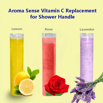 ZhangJi zapovedano Limone Rose Sivke vložek Filtra Aromo, vonj filter zamenjava tuš glavo za varčevanje z vodo za nego kože tuš
