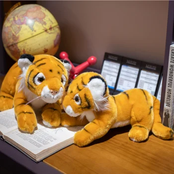 Ustvarjalne simulacije Tiger Plišastih igrač lutka srčkan lutka, lutka white tiger blazino otrok darilo za rojstni dan dekle