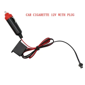 Avto inverter 1-5 M el žice avtomobila 12V USB Krmilnik el gonilnik za el preganja žice žareče, kot voda, ki teče Brezplačna dostava