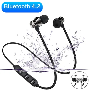 Magnetni Brezžična Tehnologija Bluetooth In-Ear Slušalke Športne Slušalke Slušalke Za Iphone Xiaomi Huawei