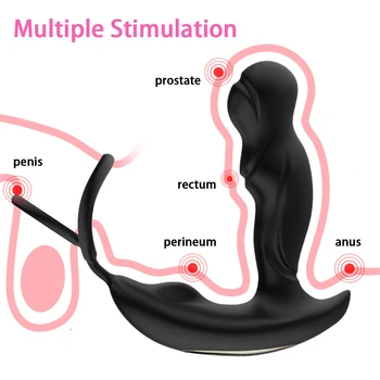 Odrasle Sex Igrače Stimulator Prostate Vibrator Moški Prostata Massager Dildo Analni Čepi Silikonski Brezžični Vibrator Masaža Prostate