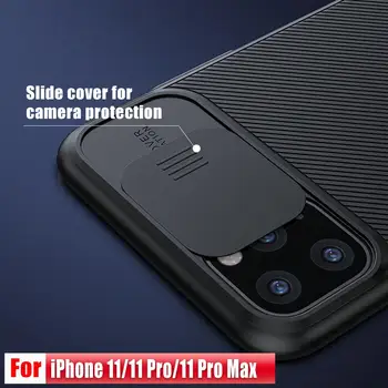 Za iPhone 11 Pro Max Primeru NILLKIN CamShield Primeru Stran Fotoaparata Pokrov anti-spravilo prah-dokazilo Anti-prstni Odtisi Za iPhone 11