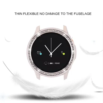 Watch Primeru Za Samsung galaxy watch aktivne 1 Galvanizacijo TPU Zaščitna torbica Z Diamanti