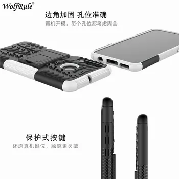 Za Kritje Huawei P30 Lite Primeru TPU & PC Imetnik Oklep Zaščitna Torbica Nazaj Primeru Telefon Za Huawei P30 Lite Pokrov 6