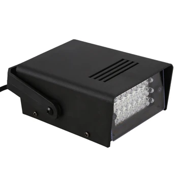 Mini LED Strobe Stroboscope Blitzer Belo Svetlobo Učinek AC 100-240V Disco Fazi