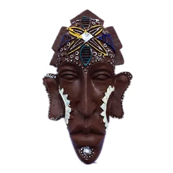 Potovanja Turistične Spominke, Indonezija, Bali, Otok 3D Staroselskih Masko Smolo Ročno izdelani Magnetni Hladilnik Nalepke Doma Dekor