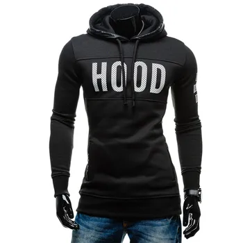 BDLJ 2018 Hoodies blagovne Znamke Moških Prsih Pismo Tiskanje Majica Moški, ki so Hoody Hip Hop Jesensko Zimski pulover s kapuco Moški Pulover Bombaž XXXL