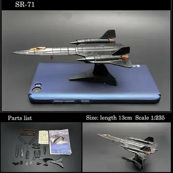 Imel kosa SR-71 4D Skupščine Borec Model Zbiranje Puzzle Slika Igrača