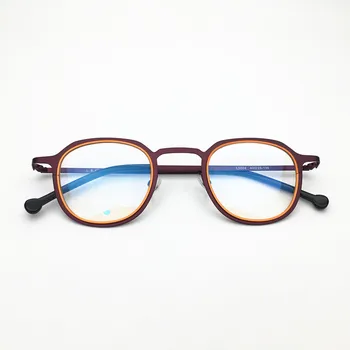 Zlitine Okvir Očal Moških Ultralahkih Ženske Letnik Majhnih Nepravilnih Shap Recept Očala Retro Optični Okvir Očal L5504