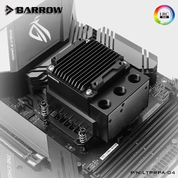 Barrow POM Materiala 17W PWM Vodna Črpalka+CPU Blok Kombinirano uporabo za AMD RYZEN AM3 AM4 / INTEL 115X / X99 2011 hladilne Vode Hearder