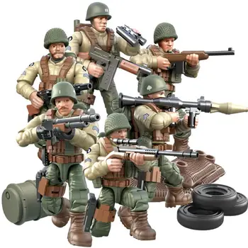 Svetovne vojne vojaške zda M26 Težki Tank mega blok ww2 1:35 obsega vojske številke stavbe opeka igrače za fante darila