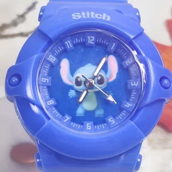 Disney Šiv Medzvezdni Baby otroška Risanka Watch Študent Fantje in Dekleta Silikonski Digitalni Kazalec Watch ure otroci