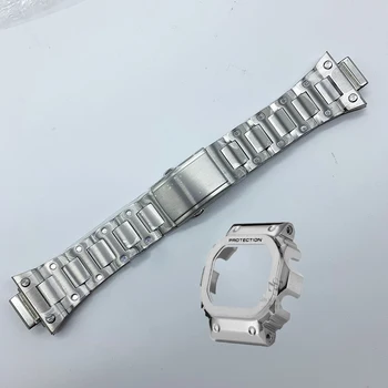 316 Nerjavnega Jekla Ploščo, Trak Za Casio G-shock GX56BB GX-56BB GXW-56 Watch Band Primeru Lupini GXW56 Okvir Odbijača Zapestje watchband