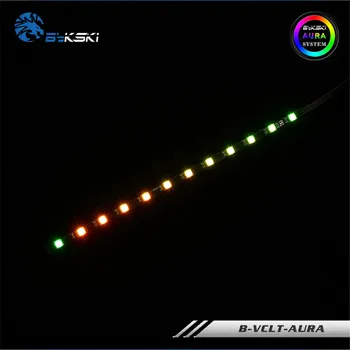 Bykski RGB Vodni Hladilni Blok za Razsvetljavo Trakovi 5V ali 12V LED Podporo MOBO AURA SINHRONIZACIJA 70-200MM