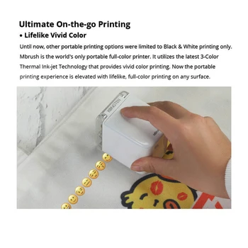 Kongten Prenosni oznaka logotip DIY inkjet serije kodiranje črtne kode ročni barvni tiskalnik