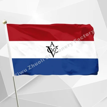 Nizozemska nizozemska Vzhodna Indija Podjetje Zastavo 150X90cm (3x5FT) 120 g 100D Poliester Dvojno Žico in Visoko Kakovost Banner