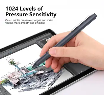 MoKo za Microsoft Surface Pero,Aktivno Pisalo s 1024 Tlak Občutljivost Podporo 240 Dni Pripravljenosti 600hrs za Surface Pro 7