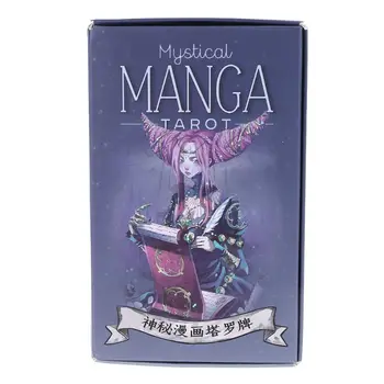 Mistično Manga Tarot Družino Igre Vedeževanje s Kartami Vrečko in Vodič