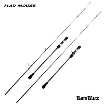 Madmouse Bambluz 1.9 m FUJI Deli Počasi Jigging Predenje&Litje Ribiško Palico Lure 200-400g ML/M/MH Japonska Kakovost Čolnarjenje Palico