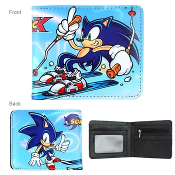 Igra Številke Sonic Hedgehog Denarnice ID Imetnik Kreditne Kartice Kovanca Pocket za Fant Dekle