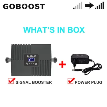 GOBOOST KOS 1900 MHz Signala Booster 2g 3g Mibile Telefon Signala Ojačevalnika Pas 2 Enotnega Pasu, Ponovitev