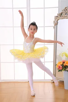 2019 Tiste rumene strokovno balet tutu otroci dekleta otrok balet ples obleko za dekleta balet kostum otroci otrok