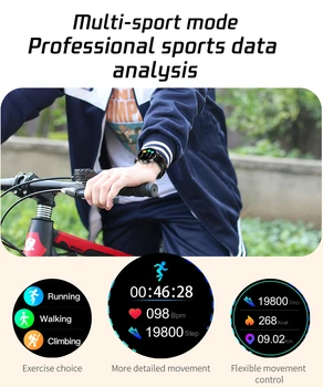 S80 Pametno Gledati Moški Fitnes Tracker Ip68 Vodotesen s Srčnega utripa Spanja Zaslon Multi-sport Smartwatch za Huawei IOS Android