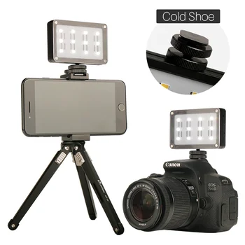 CardLite Mini Prenosne Video Kamere LED Luč za DSLR Canon, Nikon s Filter, 12 Barvni Gel Zatemniti Led Razsvetljavo Fotografia