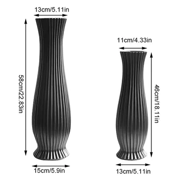 Tla Vaza Sajenje Pot Črno Bele Barve Vaze Namizni Keramike Ustvarjalne Vaza Vrtne Potrebščine Okraski