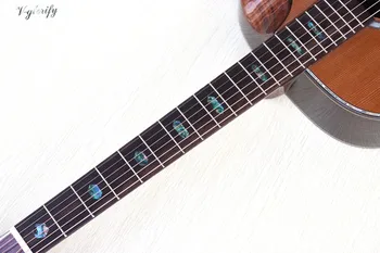 Visoke kakovosti polno lupini zavezujoče akustična električna kitara z EQ