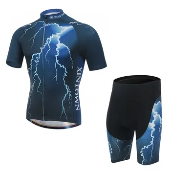 Pro Poletni Kolesarski Dres Določa Oblazinjeni Kolesarske Hlače Dihanje Pro Kolesarjenje Oblačila Jersey Maillot Ciclismo modra