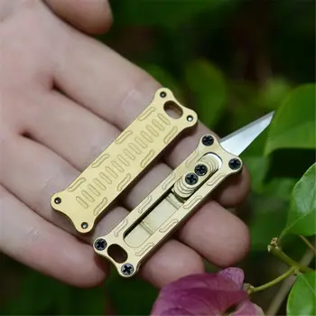 Kampiranje na prostem EOS Nož Medenina Preživetje Orodje Mini Žep 11# Pripomoček za Carving Nož Rezilo Prenosni Keychain Express Nož