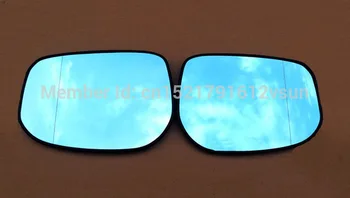 SmRKE 2Pcs Za Honda FIT Rearview Mirror Modra Očala širokokotni Led smerokaze svetlobe Moč Ogrevanja